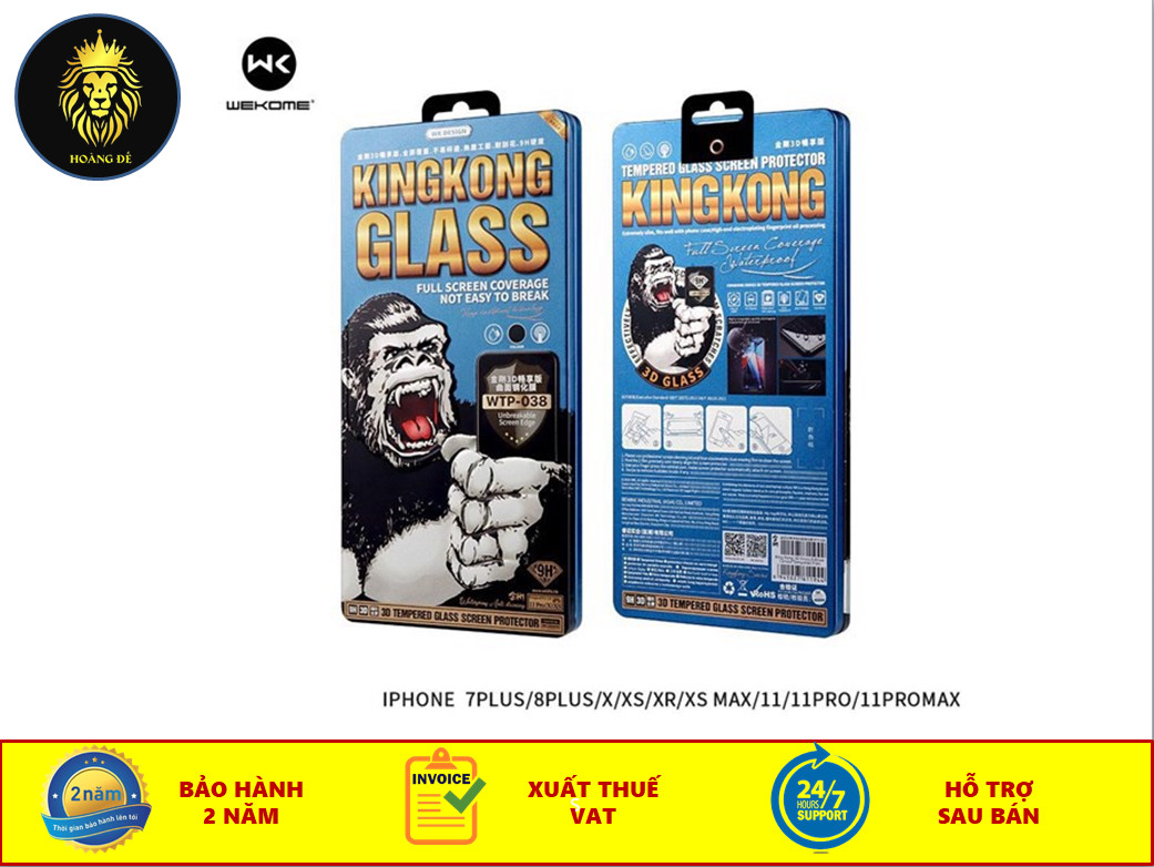 Cường Lực Iphone 6/6s King Kong Full | Linh Kiện 62Bis Đông Phương
