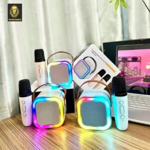 Loa Bluetooth Mini Karaoke K12 Kèm 2 Micro