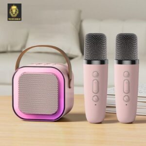 Loa Bluetooth Mini Karaoke K12 Kèm 2 Micro bảo hành