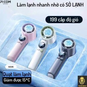 Quạt Sò Lạnh Cầm Tay S026 8 Quạt Sò Lạnh Cầm Tay S026