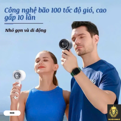 Quạt Cầm Tay Có Màn Hình Hiển Thị N68 16 Quạt Cầm Tay Có Màn Hình Hiển Thị N68
