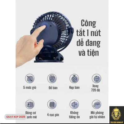 Quạt Kẹp Để Bàn 2025 17 Quạt Kẹp Để Bàn 2025
