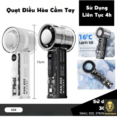 Quạt Sò Lạnh Cầm Tay X05 21 Quạt Sò Lạnh Cầm Tay X05