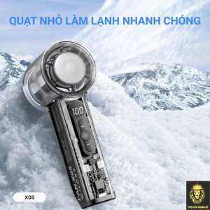 Quạt Sò Lạnh Cầm Tay X05 5 Quạt Sò Lạnh Cầm Tay X05