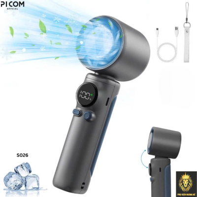 Quạt Sò Lạnh Cầm Tay S026 12 Quạt Sò Lạnh Cầm Tay S026