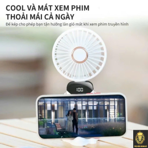 QUẠT CẦM TAY CÓ MÀN HÌNH HIỆN THỊ N15 5 QUẠT CẦM TAY CÓ MÀN HÌNH HIỆN THỊ N15