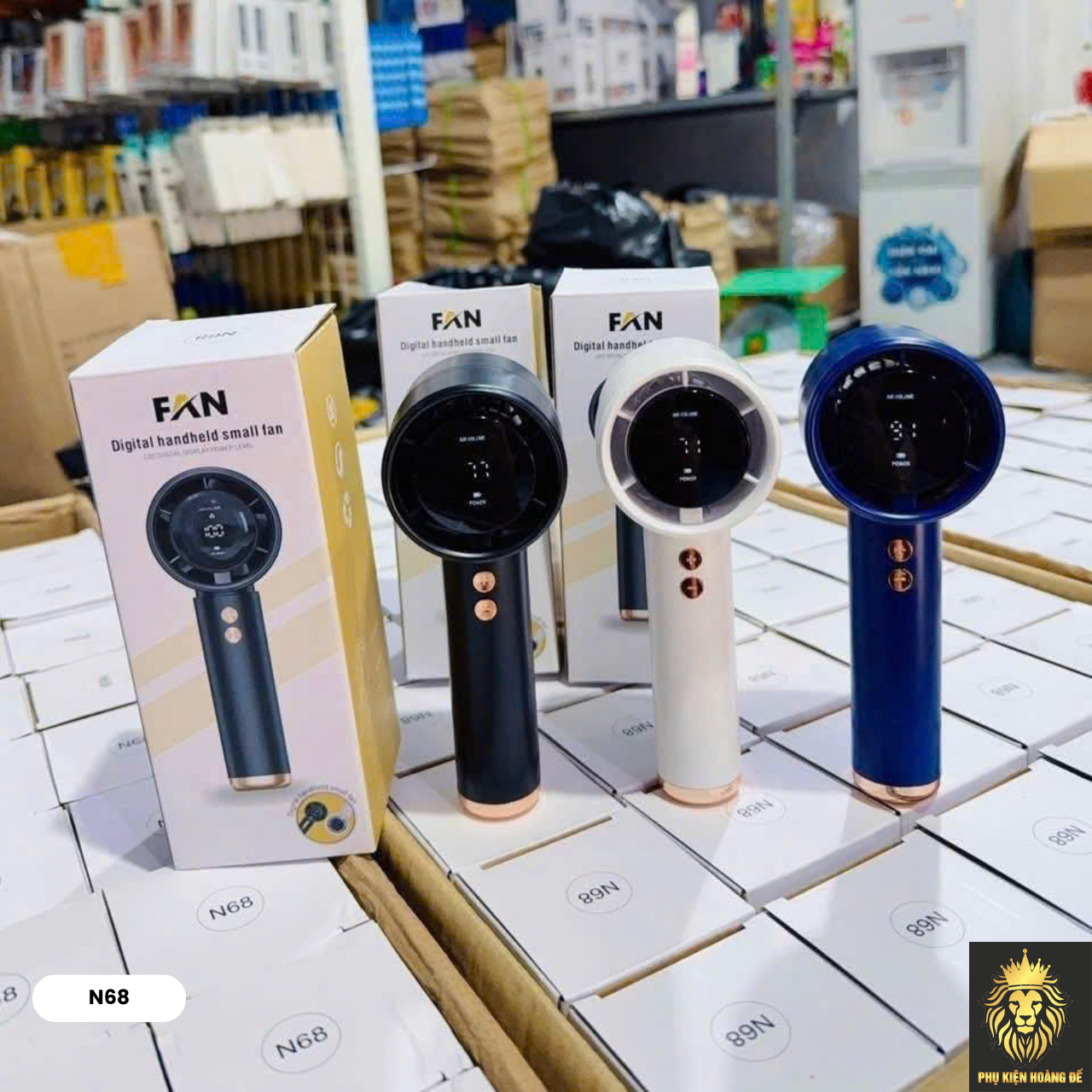 Quạt Cầm Tay Có Màn Hình Hiển Thị N68 Quạt Cầm Tay Có Màn Hình Hiển Thị N68