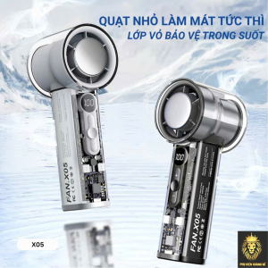 Quạt Sò Lạnh Cầm Tay X05 7 Quạt Sò Lạnh Cầm Tay X05