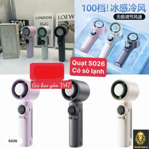 Quạt Sò Lạnh Cầm Tay S026 3 Quạt Sò Lạnh Cầm Tay S026