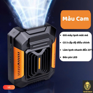 Quạt Mini Đeo Thắt Lưng v8 2 Quạt Mini Đeo Thắt Lưng v8