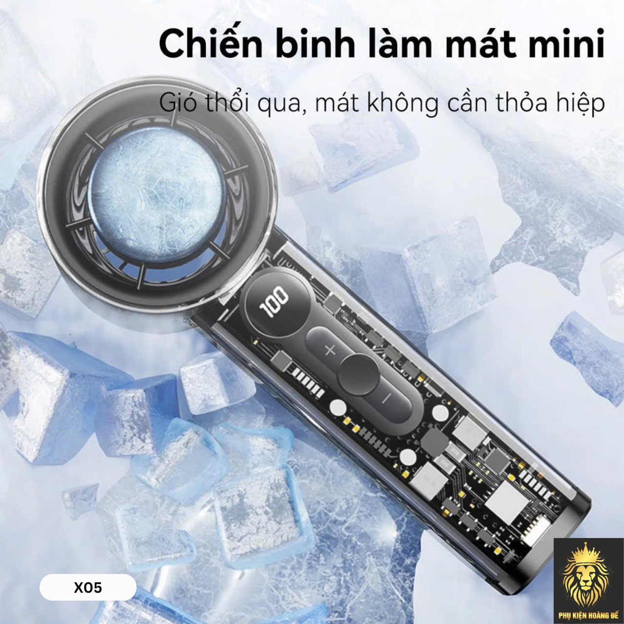 Quạt Sò Lạnh Cầm Tay X05 Quạt Sò Lạnh Cầm Tay X05