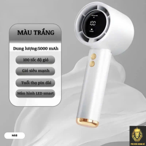 Quạt Cầm Tay Có Màn Hình Hiển Thị N68 11 Quạt Cầm Tay Có Màn Hình Hiển Thị N68