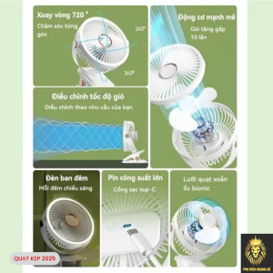 Quạt Kẹp Để Bàn 2025 7 Quạt Kẹp Để Bàn 2025