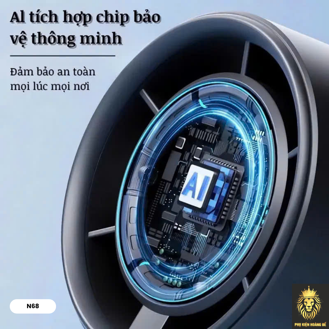 Quạt Cầm Tay Có Màn Hình Hiển Thị N68 Quạt Cầm Tay Có Màn Hình Hiển Thị N68