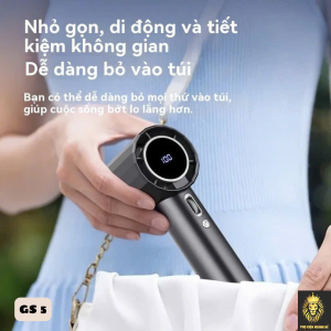 Quạt Cầm Tay Có 100 Cấp Độ Gs5 10 Quạt Cầm Tay Có 100 Cấp Độ Gs5