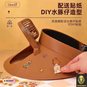 Quạt Mũ Có Sticker Kèm Quạt G6616KP