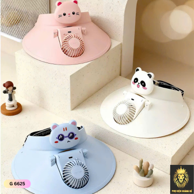 Quạt Mũ Có Hình Cute G 6625