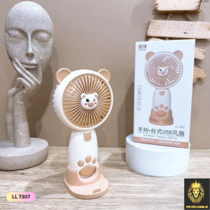 Quạt Cầm Tay Kèm Kệ LL 7307
