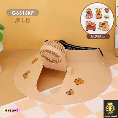 Quạt Mũ Có Sticker Kèm Quạt G6616KP