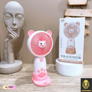 Quạt Cầm Tay Kèm Kệ LL 7307