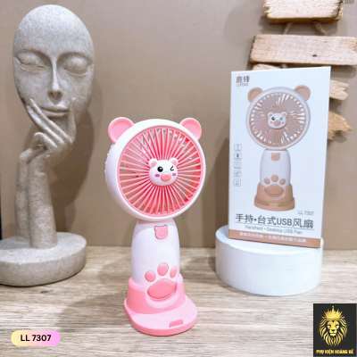 Quạt Cầm Tay Kèm Kệ LL 7307